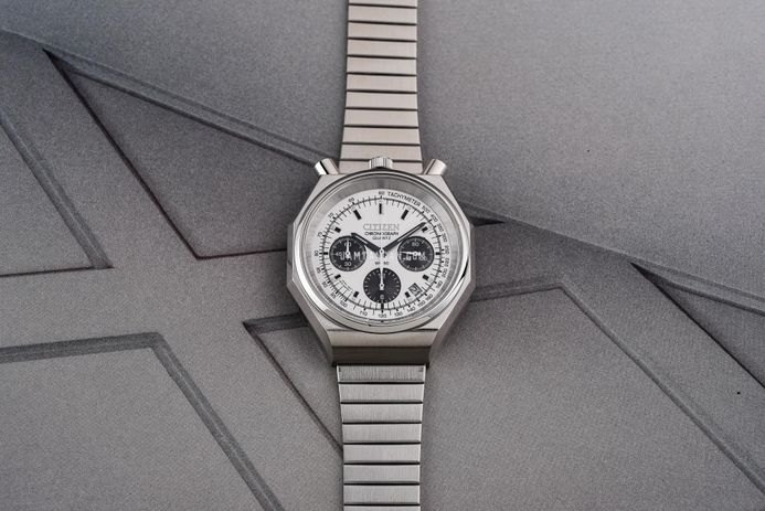 Citizen Chronograph AN3700-62A Tsuno Crono Record Label