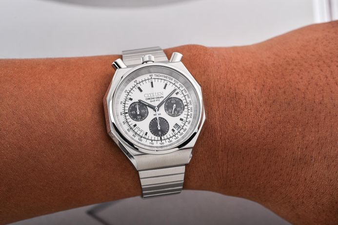 Citizen Chronograph AN3700-62A Tsuno Crono Record Label
