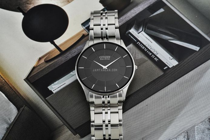 Citizen Eco Drive AR3010-65E Ladies Black Dial Stainless Steel Strap (JDM)