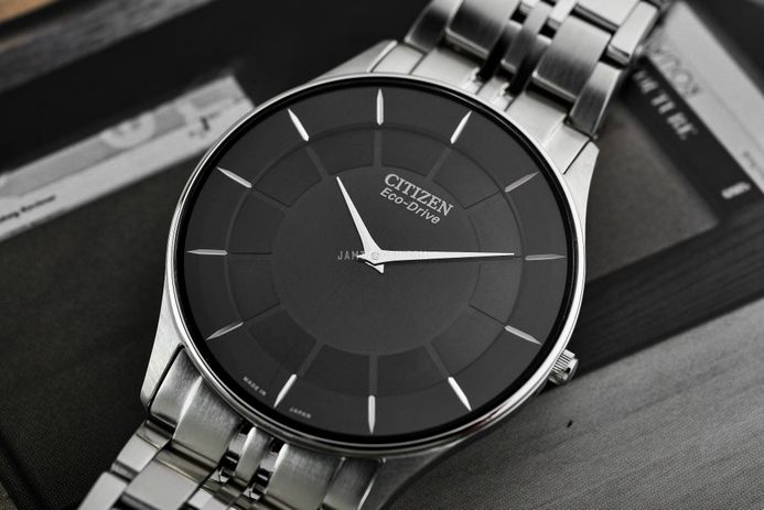 Citizen Eco Drive AR3010-65E Ladies Black Dial Stainless Steel Strap (JDM)