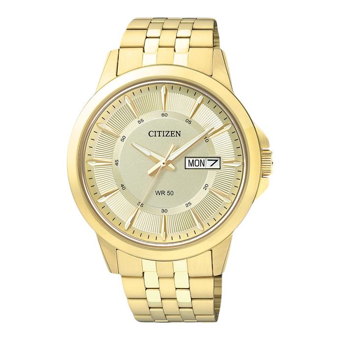 Citizen Dress BF2013-56P Men Dress Gold Dial Gold Stainless Steel