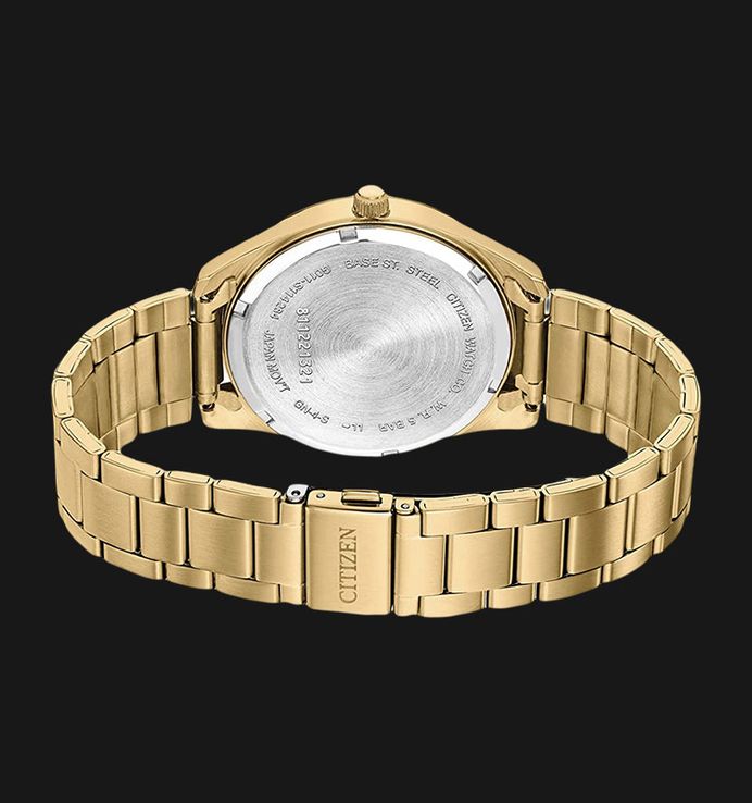 Citizen Dress BI1032-58A Men Silver Dial Gold Stainless Steel Strap