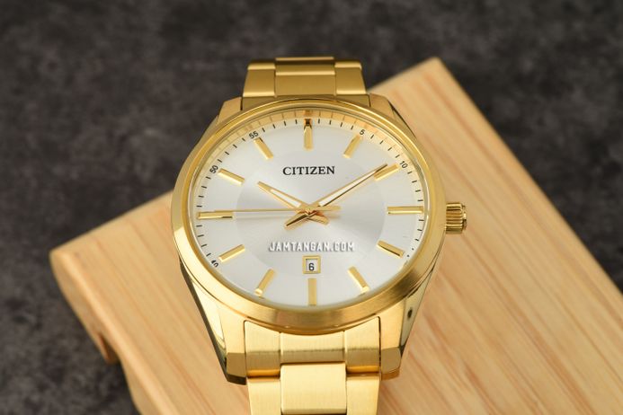 Citizen Dress BI1032-58A Men Silver Dial Gold Stainless Steel Strap