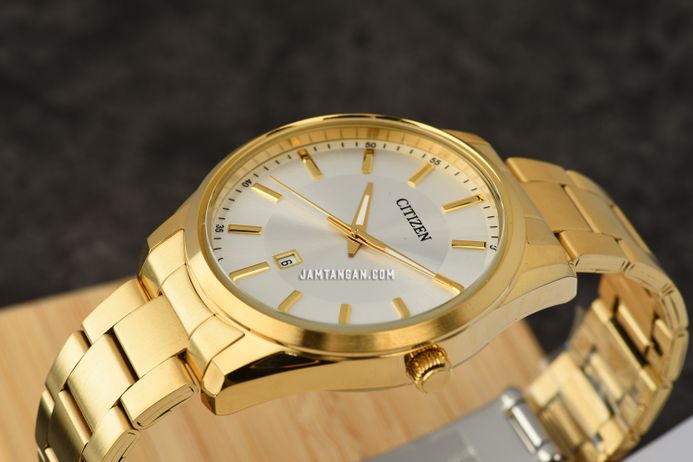 Citizen Dress BI1032-58A Men Silver Dial Gold Stainless Steel Strap