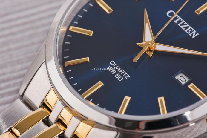 Citizen BI5006-81L Men Blue Dial Dual Tone Stainless Steel Strap