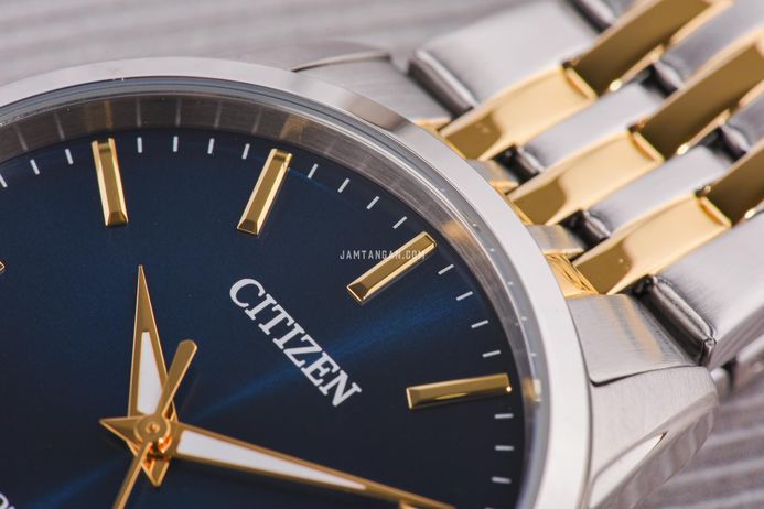 Citizen BI5006-81L Men Blue Dial Dual Tone Stainless Steel Strap