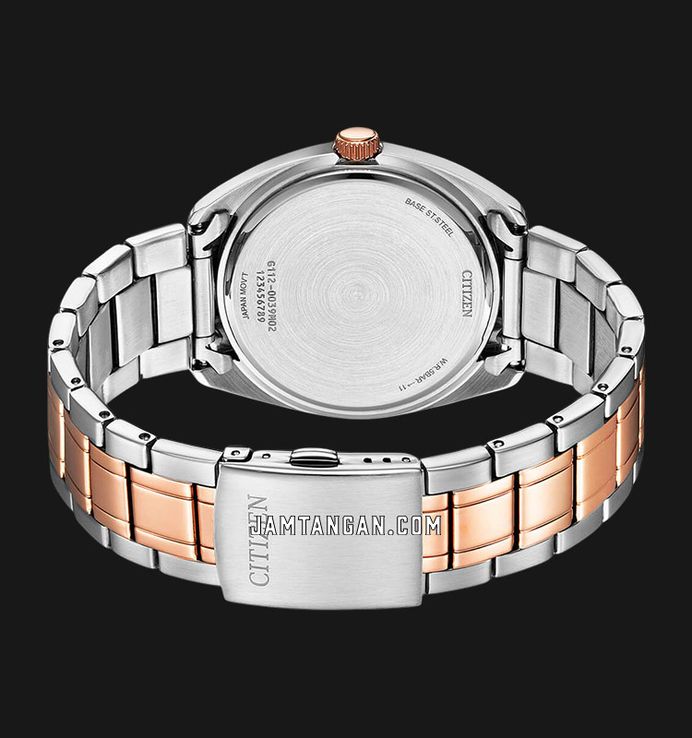 Citizen BI5104-57L Men Blue Dial Dual Tone Stainless Steel Strap
