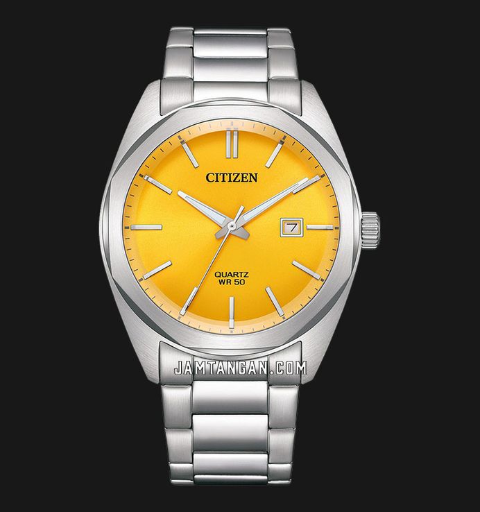 Citizen BI5110-54Z Men Yellow Dial Stainless Steel Strap