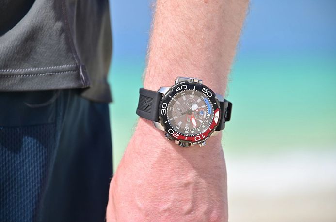 Citizen Promaster BJ2167-03E Eco Drive Black Dial Black Rubber Strap
