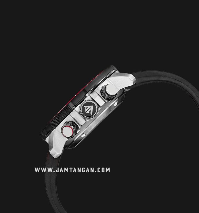 Citizen Promaster BJ2168-01E Aqualand Eco Drive Black Dial Black Rubber Strap + Extra Strap
