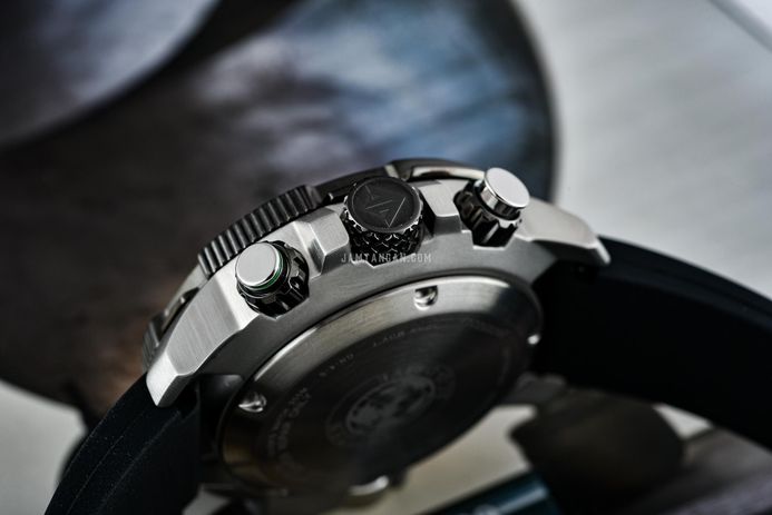 Citizen Promaster BJ2168-01E Aqualand Eco Drive Black Dial Black Rubber Strap + Extra Strap
