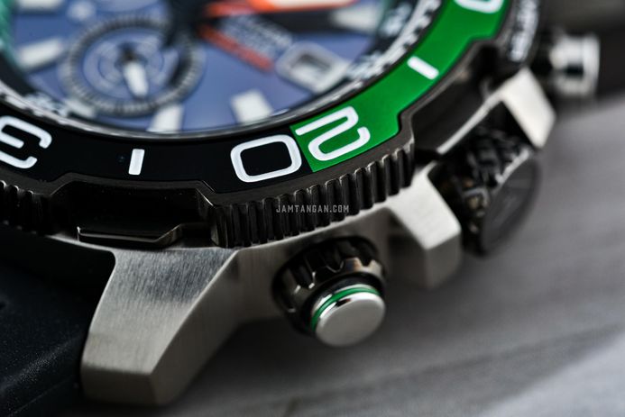 Citizen Promaster BJ2168-01E Aqualand Eco Drive Black Dial Black Rubber Strap + Extra Strap