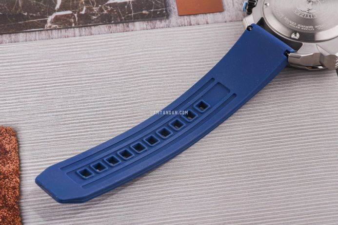 Citizen Promaster BJ2169-08E Eco Drive Black Dial Blue Rubber Strap