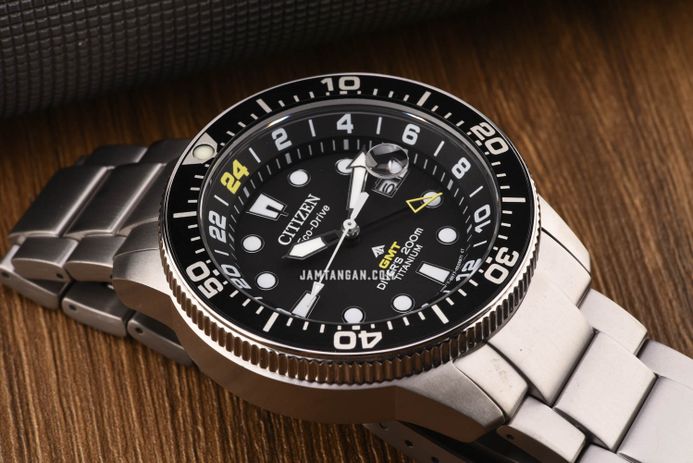 Citizen Promaster BJ7110-89E GMT Marine Eco Drive Black Dial