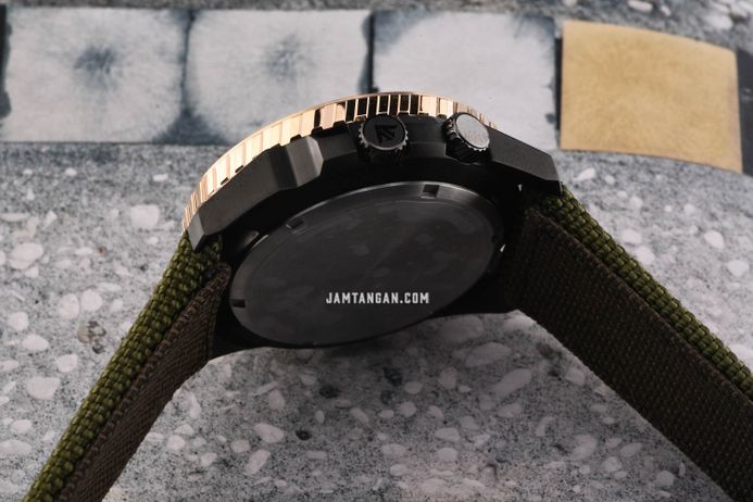 Citizen Promaster BJ7136-00E Nighthawk Eco Drive Black Dial Green Nylon Strap