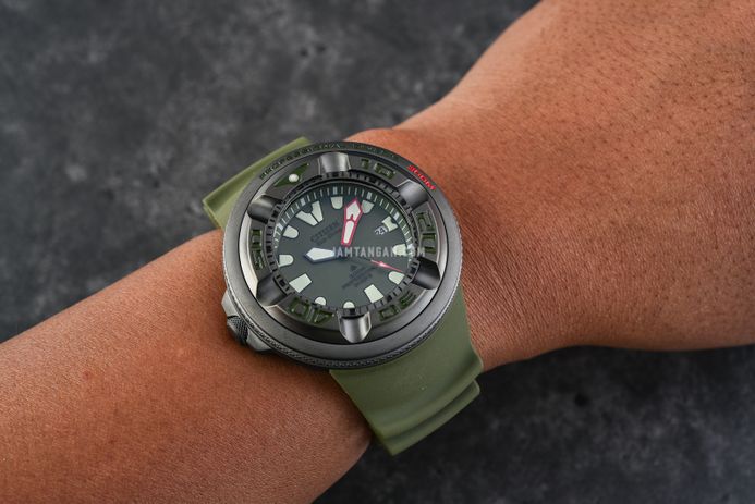 Citizen Promaster BJ8057-17X Ecozilla Divers Green Dial Green