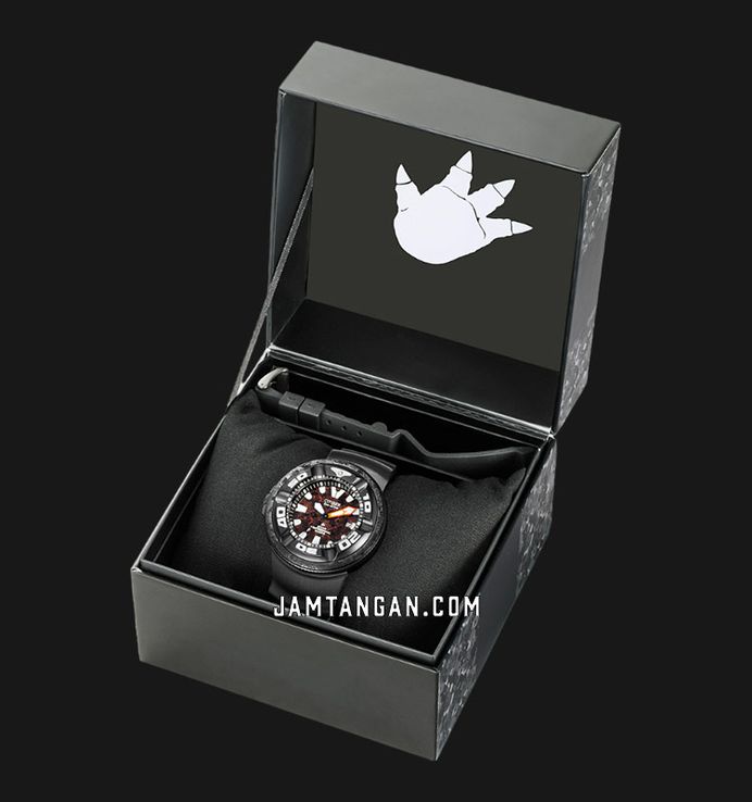 Citizen Promaster Marine BJ8059-03Z “Ecozilla” X Godzilla Black Polyurethane Strap Limited Edition
