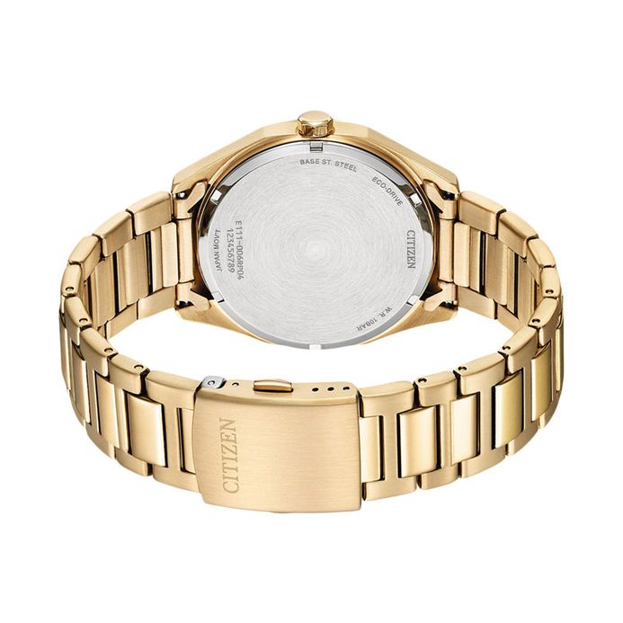 Stainless Steel Citizen Watch Gold Plated Citizen Eco Drive BM7603
