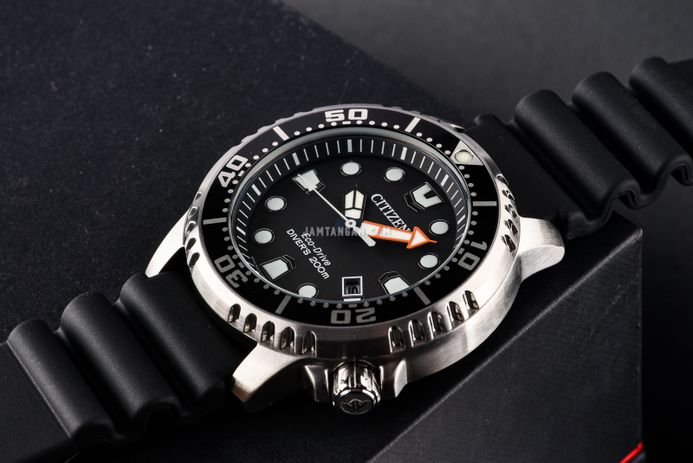 Citizen Promaster BN0150-10E Eco Drive Divers Black Dial Black Rubber Strap