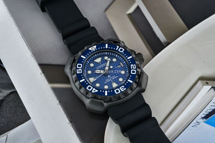 Citizen Promaster BN0225-04L Whale Shark Marine Super Titanium + Extra Strap Limited Edition