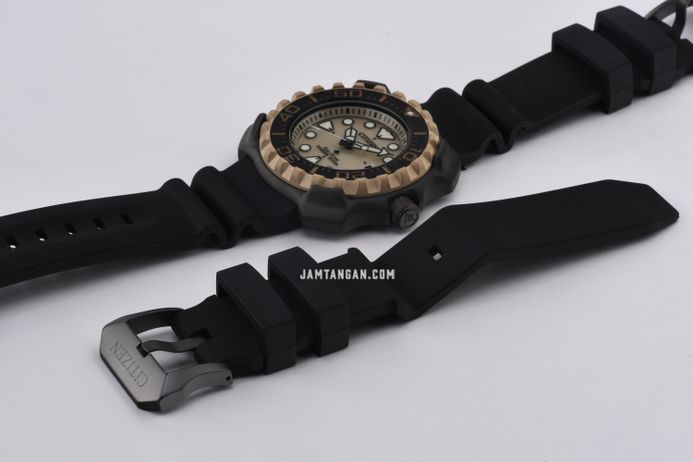 Citizen Promaster BN0226-10P Whale Shark Marine Retrozilla Super Titanium Brown Dial Urethane Strap