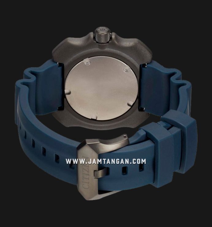 Citizen Promaster BN0227-09L Scuba Whale Shark Retrozilla Divers Blue Camo Dial Polyurethane Strap