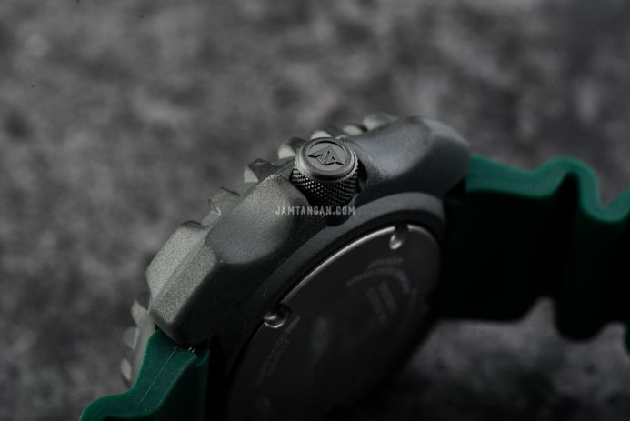 Citizen Promaster BN0228-06W Whale Shark Super Titanium Green Camo Dial Green Polyurethane Strap