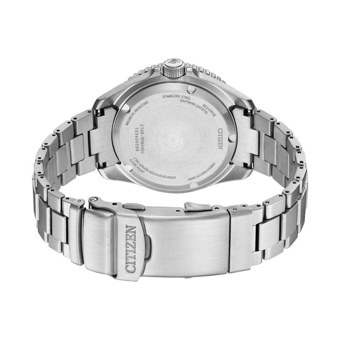 Citizen Promaster BN0260-54L Eco-Drive Diver 200M Blue Dial Stainless Steel  Strap