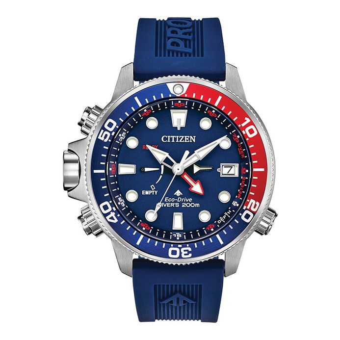 Citizen Promaster BN2038-01L Aqualand Eco Drive Blue Dial Blue