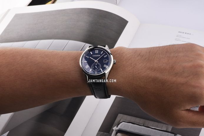 Citizen Eco Drive BV1120-15L Collection Blue Dial Black Leather 