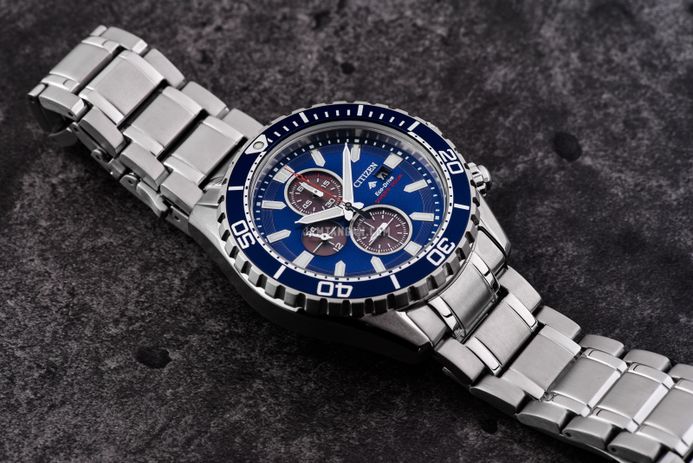 Citizen Promaster CA0710-82L Marine Chronograph Divers Blue Dial