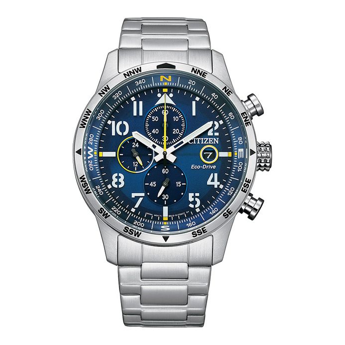 At8124 91l Funkuhr Herren Citizen Citizen Eco-Drive Crono