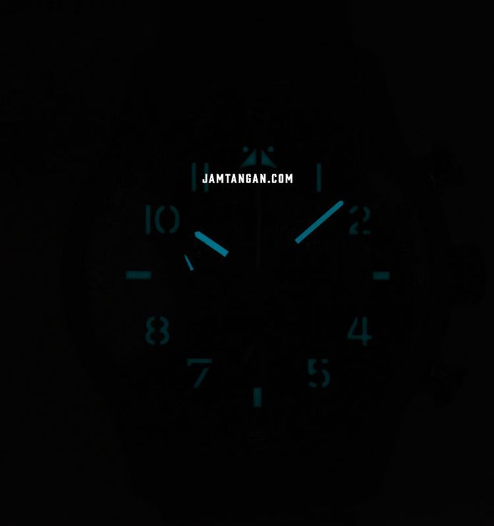 Citizen Chronograph CA0797-84X Eco-Drive Green Dial Gun Metal Stainless Steel Strap