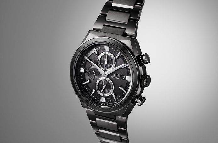 Citizen Attesa CA0835-61H Men Eco Drive Black Dial Black