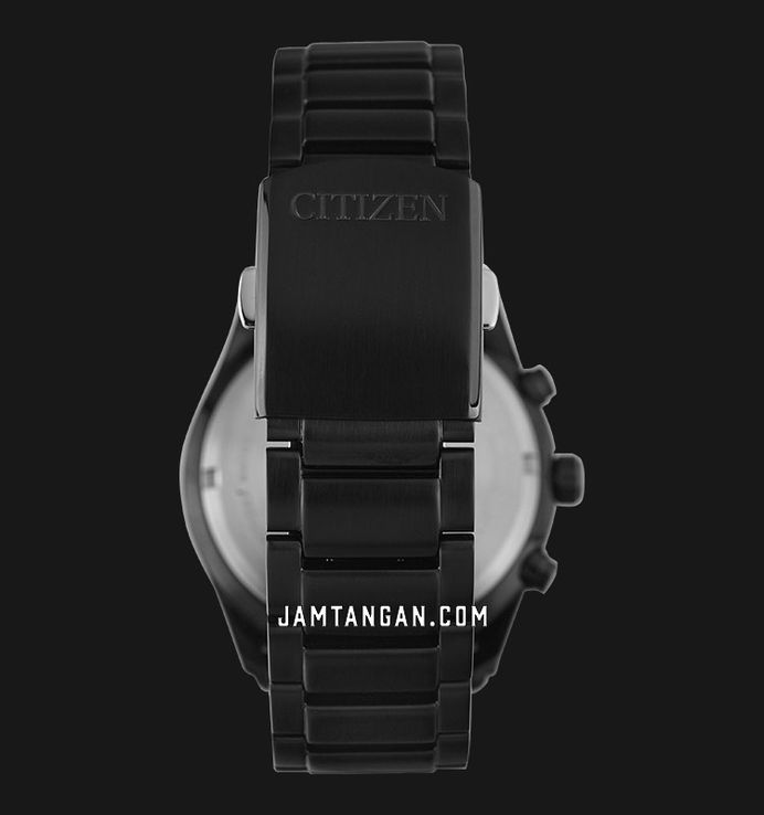 Citizen Chronograph CA4455-86X Men Green Dial Black Stainless Steel Strap