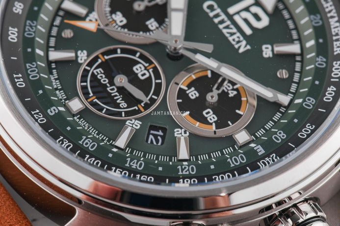 Citizen Aviator Chrono Eco-Drive watch in steel CA4470-82E