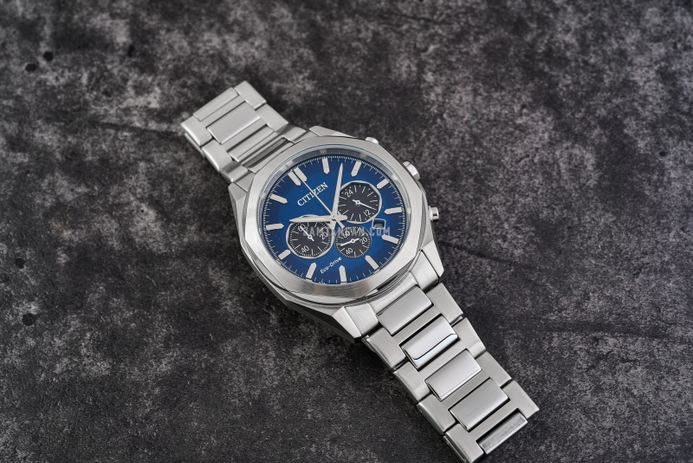 Montre Citizen Eco-Drive CA4590-81L - Chronographe Solaire Bleu, Neuf Avec étiquettes