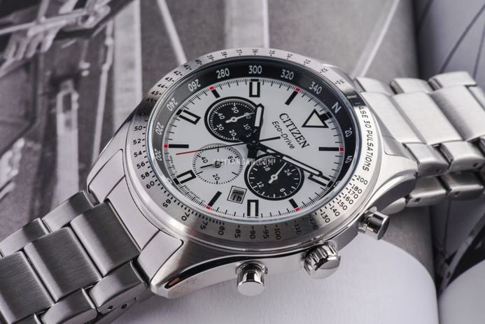 Montre Citizen Rescue Eco-Drive Chronographe CA4600-89E - Boîtier 42mm - Neuf Avec Boîte