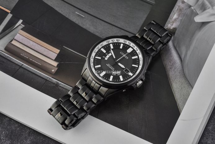 Citizen Eco Drive CB0014-52E Radio Controlled Black Dial Black IP Steel Strap