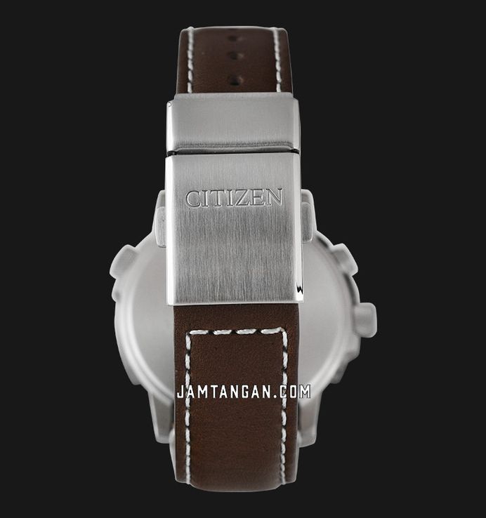 Citizen Promaster CB0240-29X Eco Drive Brown Dial Brown Leather Strap