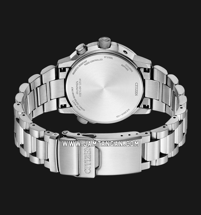 Citizen Promaster CB0241-85X Eco Drive Sky Red Dial Stainless Steel Strap