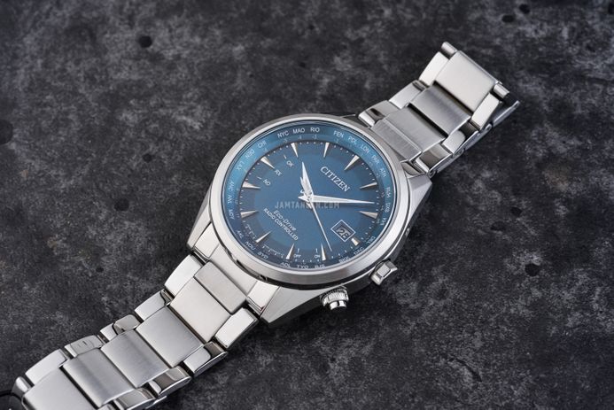 Citizen Eco-Drive CB0270-87L Radio Controlled Blue Dial Stainless Steel Strap
