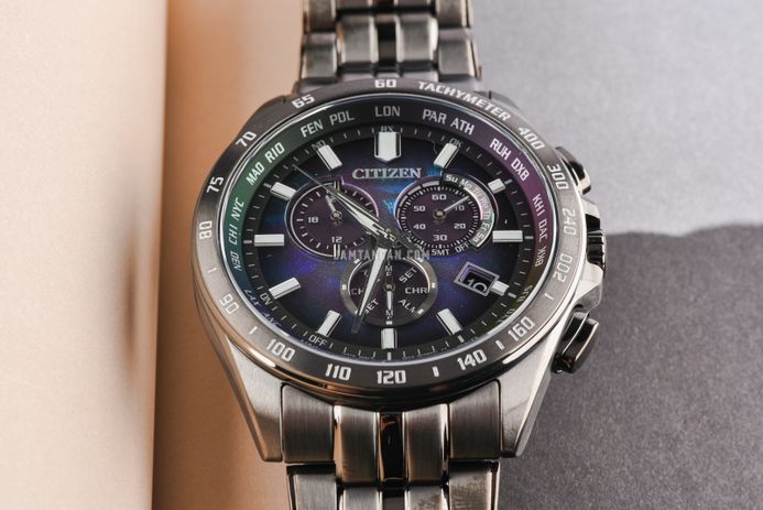 Citizen Eco Drive CB5878-56E 100 Year Anniversary Layers Of Time PCAT Black St Steel Limited Edition