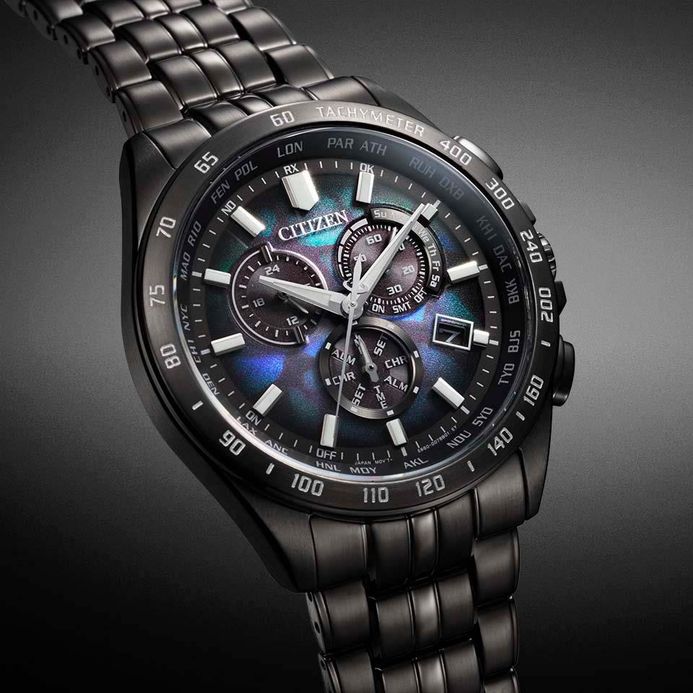 Citizen Eco Drive CB5878-56E 100 Year Anniversary Layers Of Time PCAT Black St Steel Limited Edition