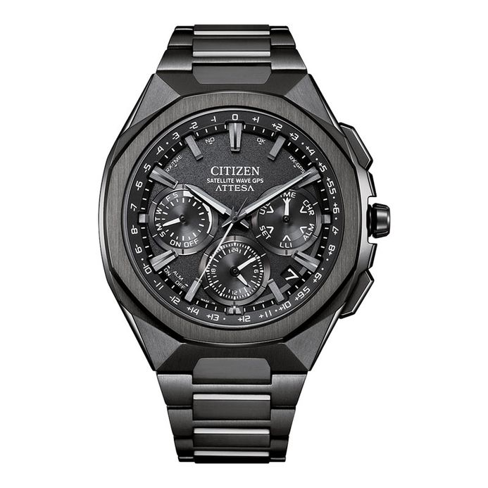 Citizen Attesa H410-T003788 Eco-Drive Titanium Made in Japan Grey 