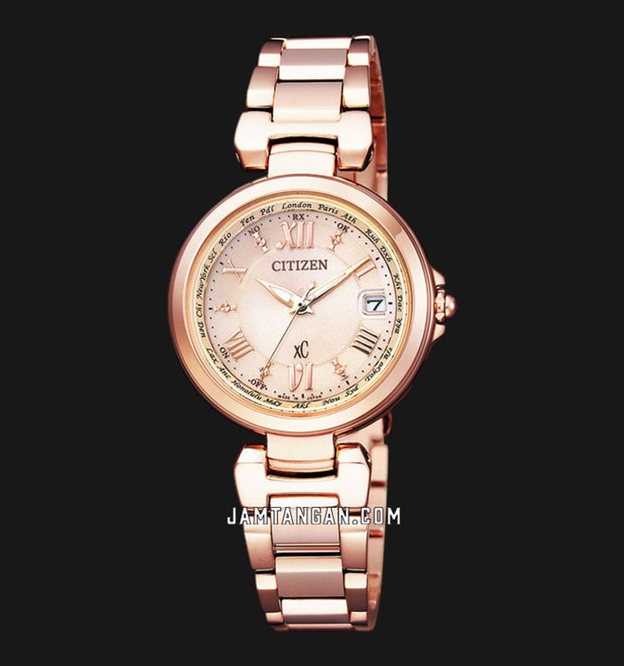 Citizen xC EC1032-54X Ladies Rose Gold Dial Rose Gold