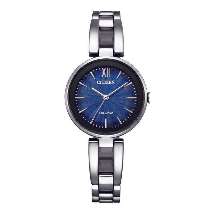 Citizen Eco Drive EM0807-89L Ladies Blue Dial Stainless Steel