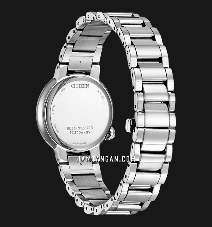 Citizen L EM0910-80N Ladies Mother Of Pearl Blue Dial Stainless Steel Strap