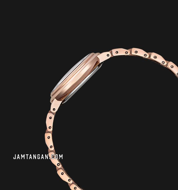 Citizen L EM0917-81Y Ladies Mother of Pearl Dial Rose Gold Stainless Steel Strap