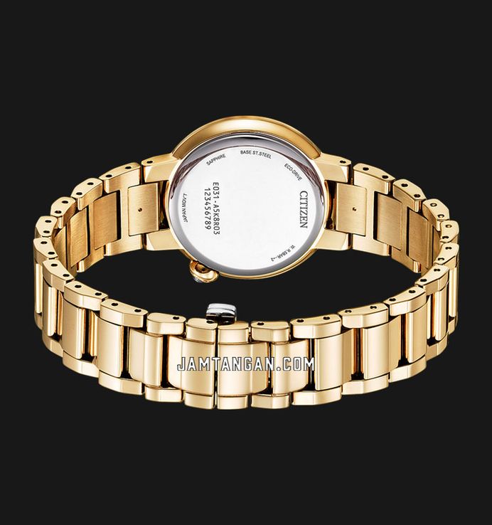 Citizen L EM0919-85Y Ladies Mother of Pearl Dial Gold Stainless Steel Strap